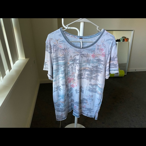Printed camouflage T-shirt - Picture 1 of 3